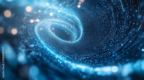 Wallpaper Mural Abstract Blue Spiral Design Torontodigital.ca