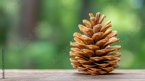 Pine cone showcase forest setting nature photography tranquil environment close-up view natural beauty