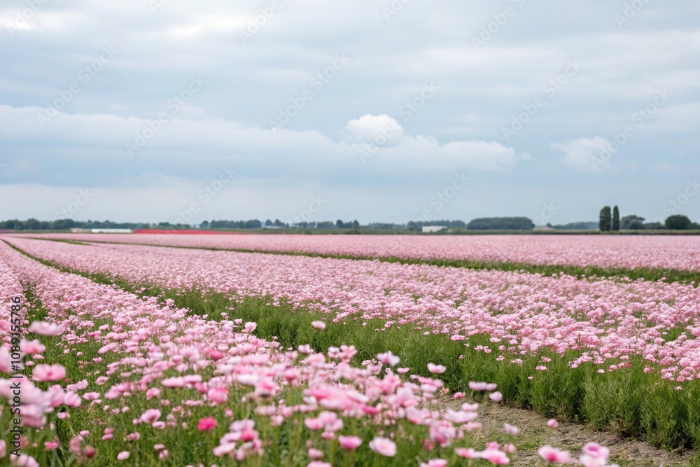 Pastel Pink Flower Field with Gentle Blooms, serene flowers, lovely flowers, gentle petals Pastel Pink Flower Field with Gentle Blooms, serene flowers, lovely flowers, gentle petals