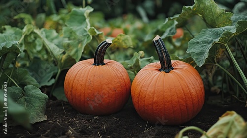 Organic pumpkin with deep orange flesh, perfect for nutritious and warming recipes.