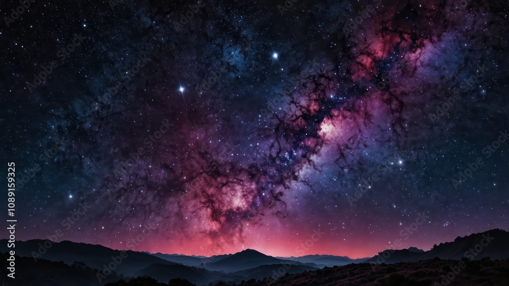 Fototapeta premium Milky way galaxy.