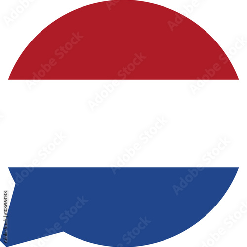 Chat Icon on Netherlands Flag Free Download Chat Icon on Netherlands Flag - GFXLoad