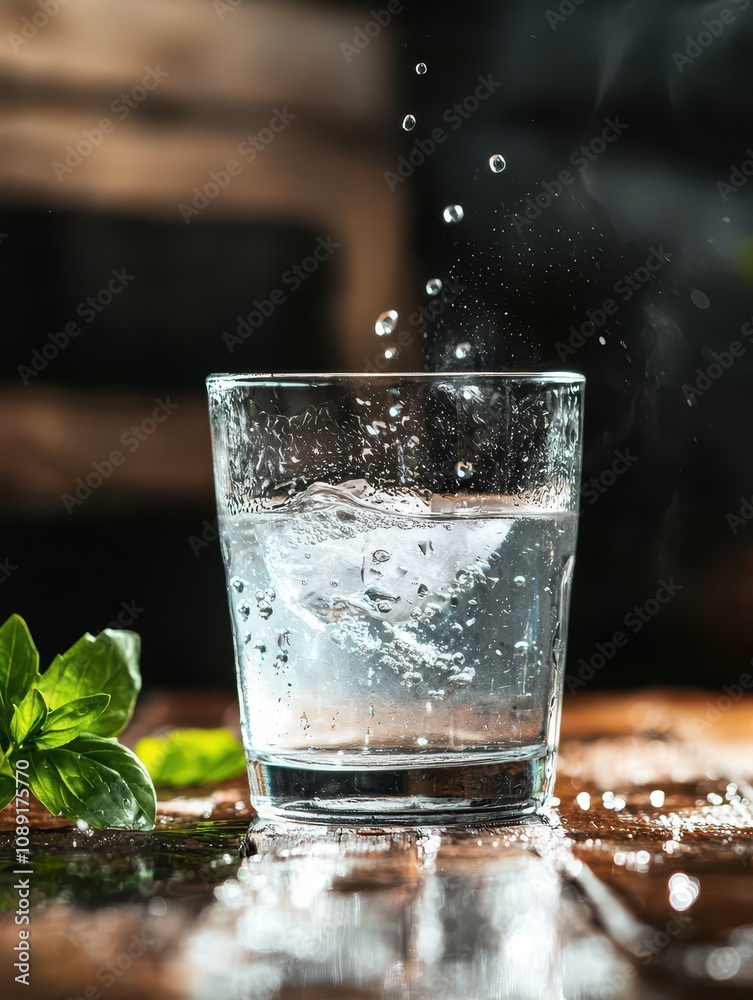 Refreshing Beverage in a Close-Up Low Angle Shot Refreshing Beverage in a Close-Up Low Angle Shot