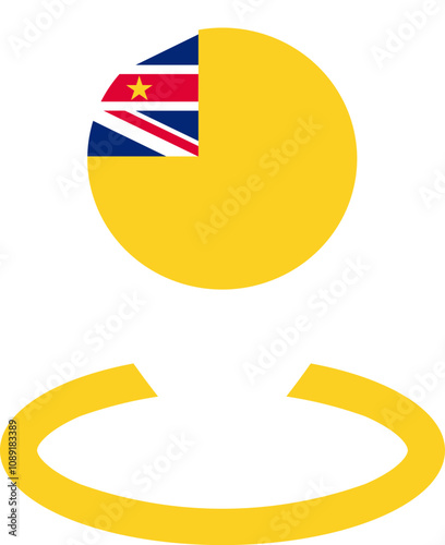 Free Download Location Icon of Niue Flag - GFXLoad