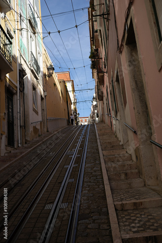 old streets in lisboa, Portgual