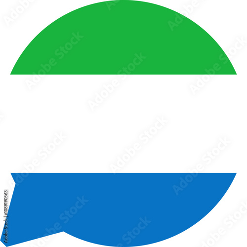 Free Download Chat Icon on Sierra Leone Flag - GFXLoad