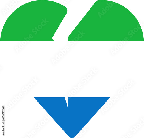 Free Download Sierra Leone Flag On Broken Heart Icon - GFXLoad