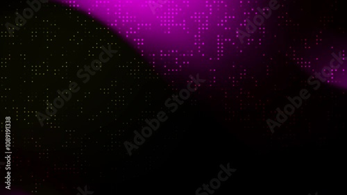 Dark Purple Gradient Dots Animation, Elegant Loopable Background for Corporate Videos, Digital Ads, and Design Projects