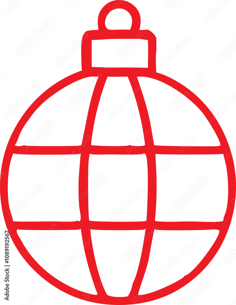 Christmas decorative Elements, flat illustration Christmas decorative Elements, flat illustration