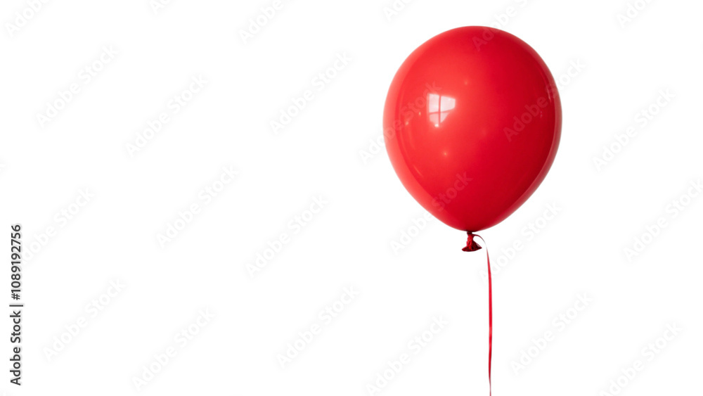 red balloon isolated on white red balloon isolated on white