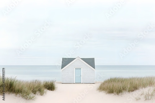 Oceanfront Cottage on a Quiet Shore – Serene Coastal Retreat, Peaceful Seaside Escape, and Tranquil Ocean View