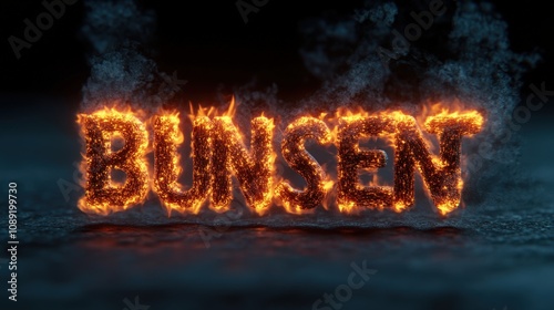 fiery text effect with glowing letters for creative designs