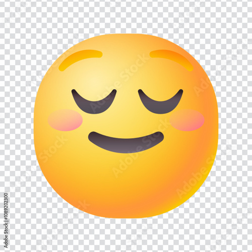  Expressive vector icon representing a proud facial expression, symbolizing self-confidence, success, and positive self-esteem. Ideal for use in motivational content, personal development, educational