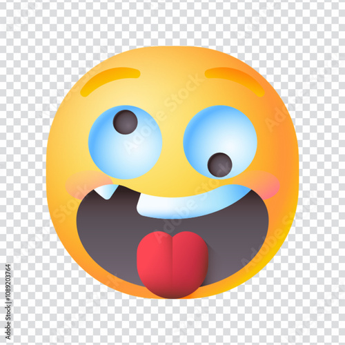  Minimalist vector icon representing a confused, clueless, or spaced-out facial expression. Suitable for illustrating forgetfulness, misunderstanding, awkwardness, or silly mistakes. Perfect for UI/UX