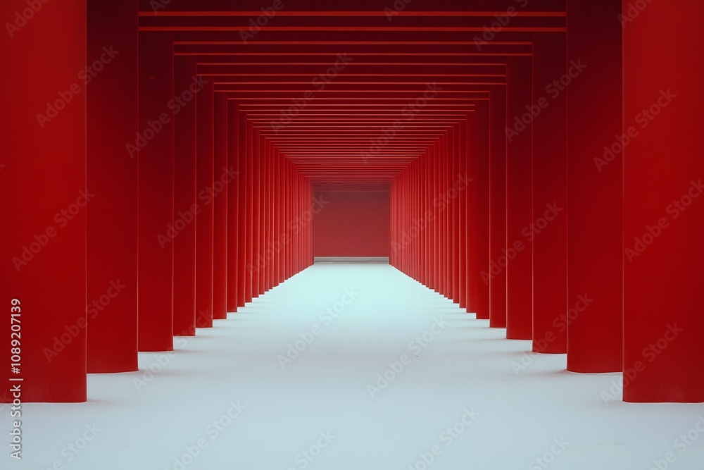 Red Walls of the Forbidden City Covered in White Snow – Winter Scene, Iconic Chinese Landmark, and Historic Architecture