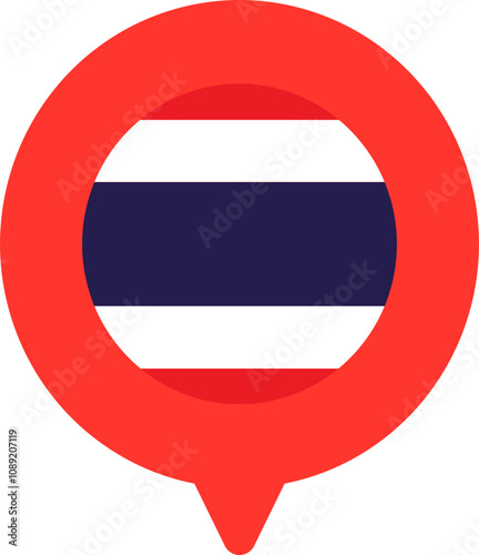 Thailand Flag On Pin Icon Free Download Thailand Flag On Pin Icon - GFXLoad