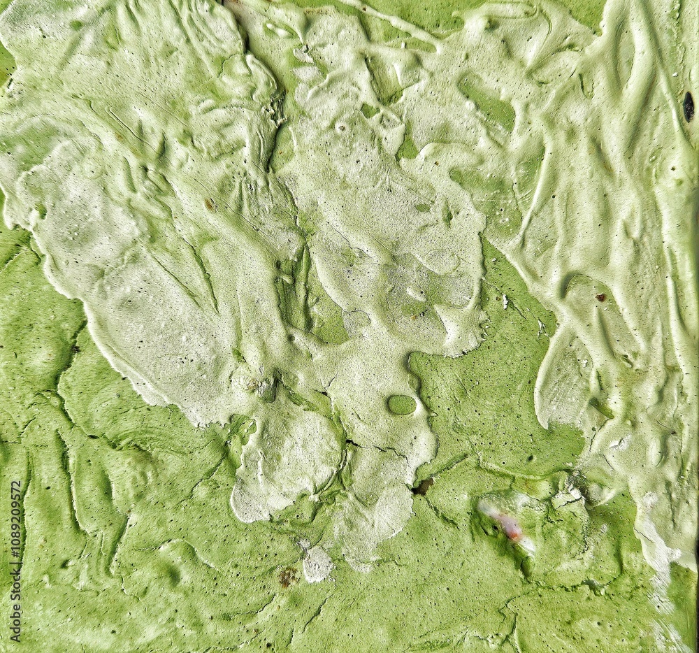 Obraz premium Closeup texture green white for cement 