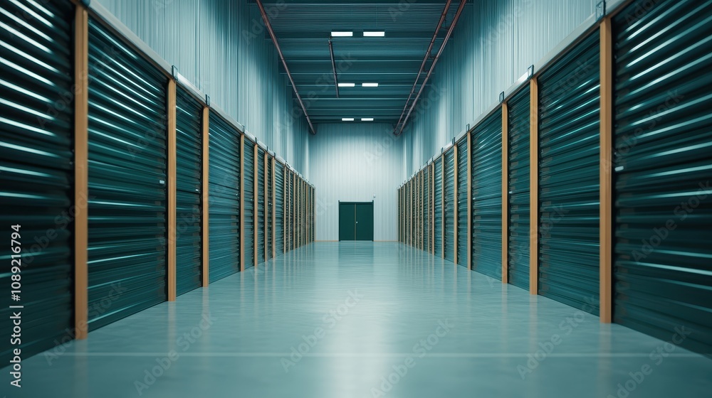Storage facility management maximizing space utilization industrial warehouse digital content modern environment wide-angle view efficiency concepts Storage facility management maximizing space utilization industrial warehouse digital content modern environment wide-angle view efficiency concepts