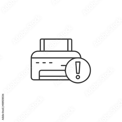 Warning attention icon symbol vector image Illustration