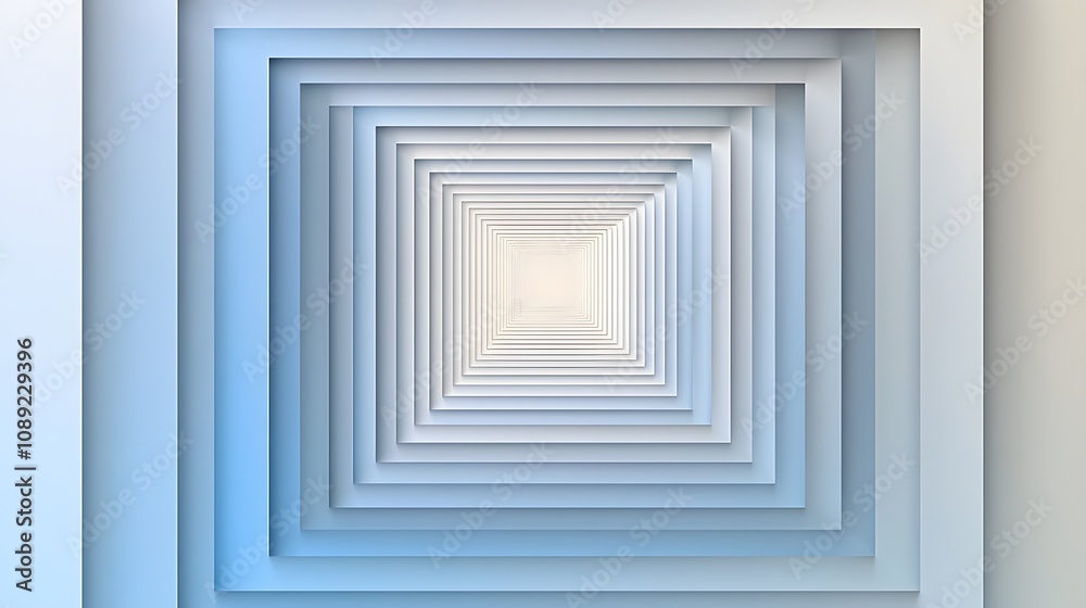 A modern background with soft shadows and a faint gradient from blue-gray to white, featuring a central white square A modern background with soft shadows and a faint gradient from blue-gray to white, featuring a central white square