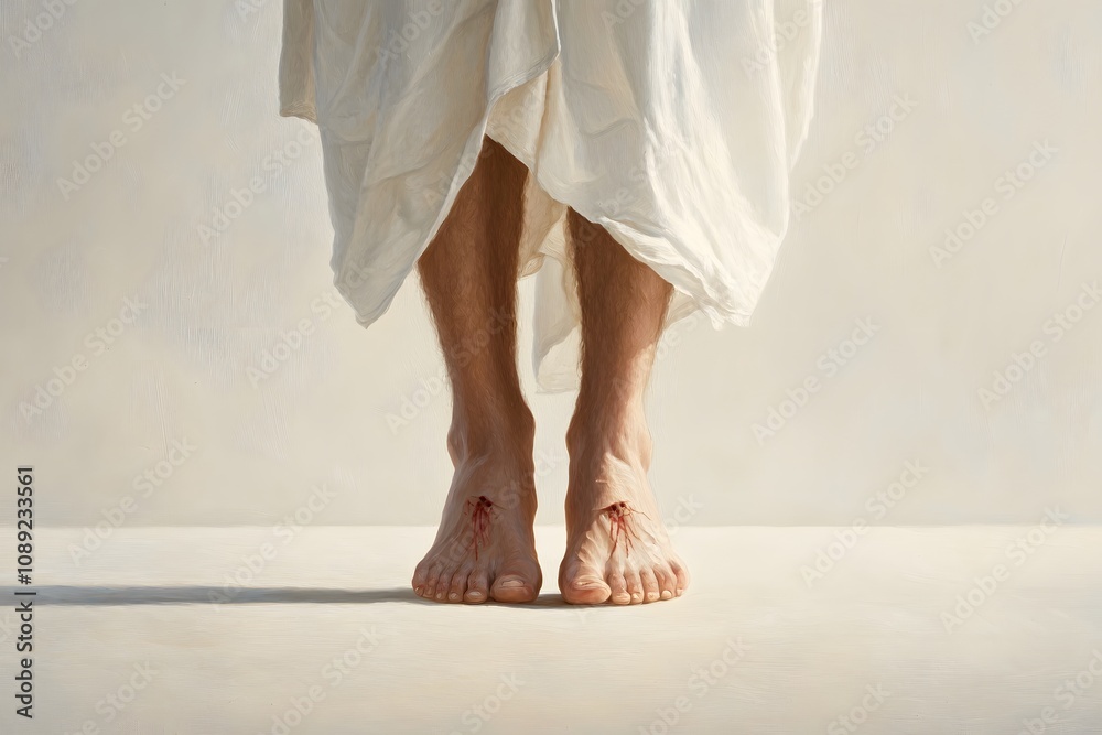 Jesus’ Feet Walking Towards the Cross – Religious Symbolism, Faith Journey, and Biblical Representation of Sacrifice Jesus’ Feet Walking Towards the Cross – Religious Symbolism, Faith Journey, and Biblical Representation of Sacrifice