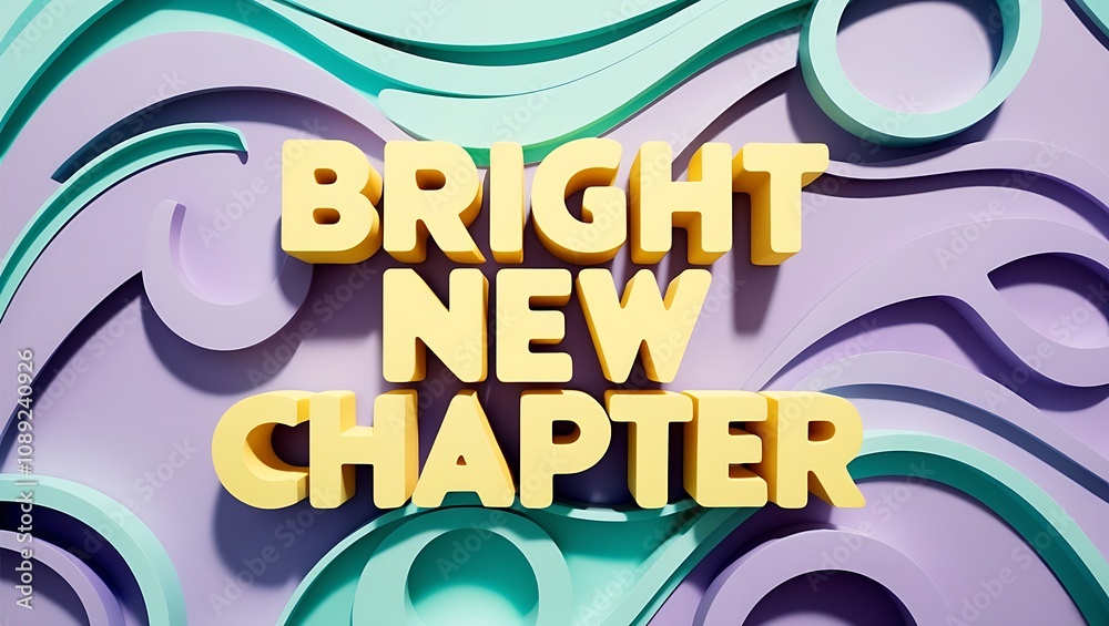 3D rendered text 3D rendered text