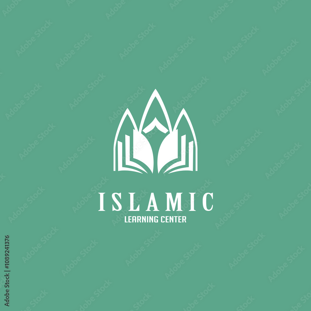 Naklejka premium islamic vector icon islamic logo mosque design 