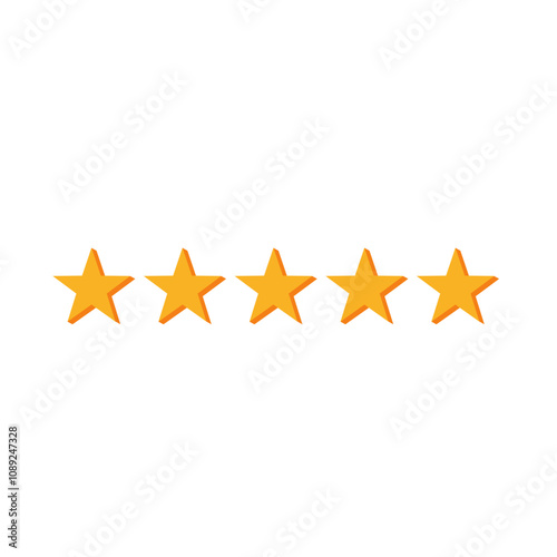 5 Star Rating Icon