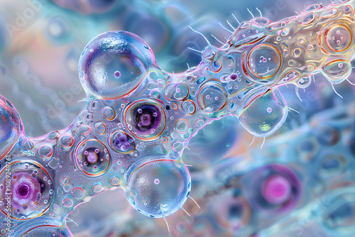 An Interactive and Detailed Illustration of the Function of Pseudopods in Protists photo