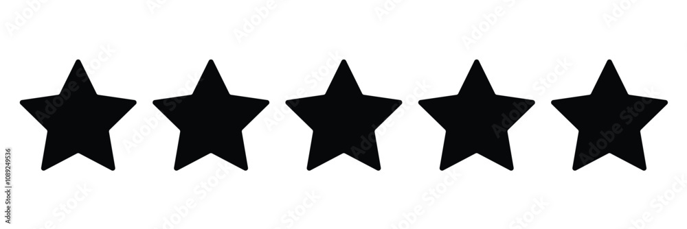 Customer rating star vector design. Product rating review flat icon. Customer rating star vector design. Product rating review flat icon.