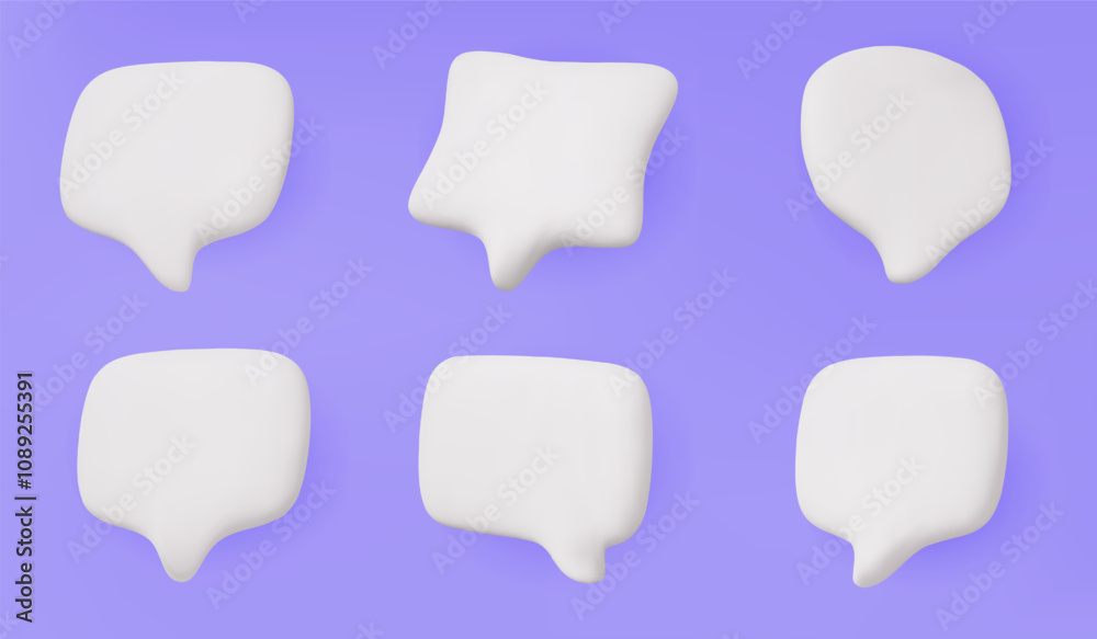 3d vector bubble chat 2 3d vector bubble chat 2