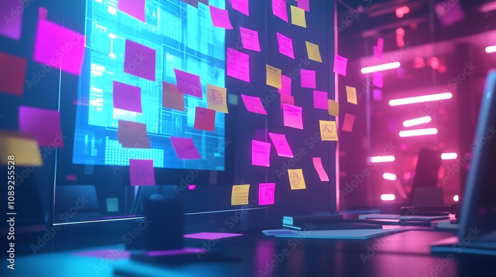 Futuristic Virtual Workspace for Remote Team and Brainstorming Futuristic Virtual Workspace for Remote Team and Brainstorming