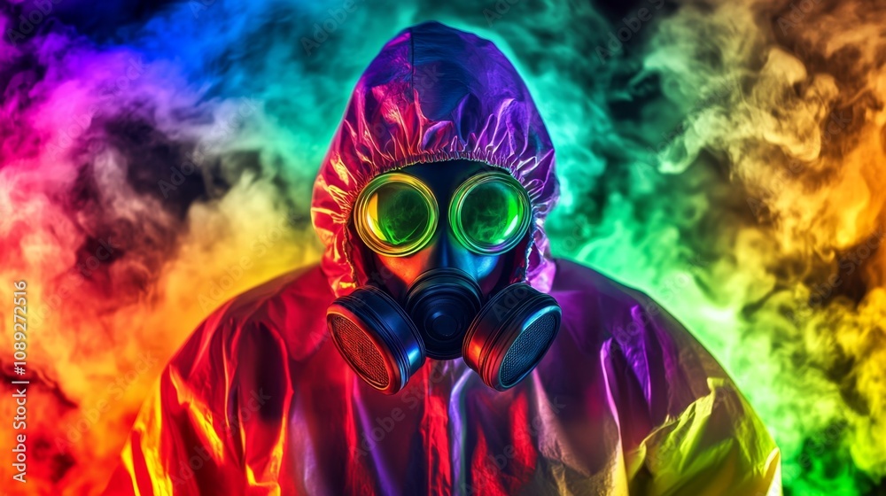 Vibrant Smoke and Steely Gas Mask.