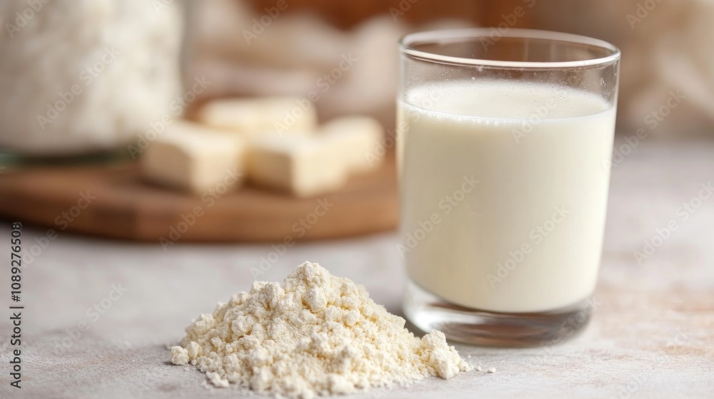 Calcium-rich foods displayed with milk and powdered calcium, highlighting dietary sources, health benefits, and absorption insights for optimal intake. Calcium-rich foods displayed with milk and powdered calcium, highlighting dietary sources, health benefits, and absorption insights for optimal intake.