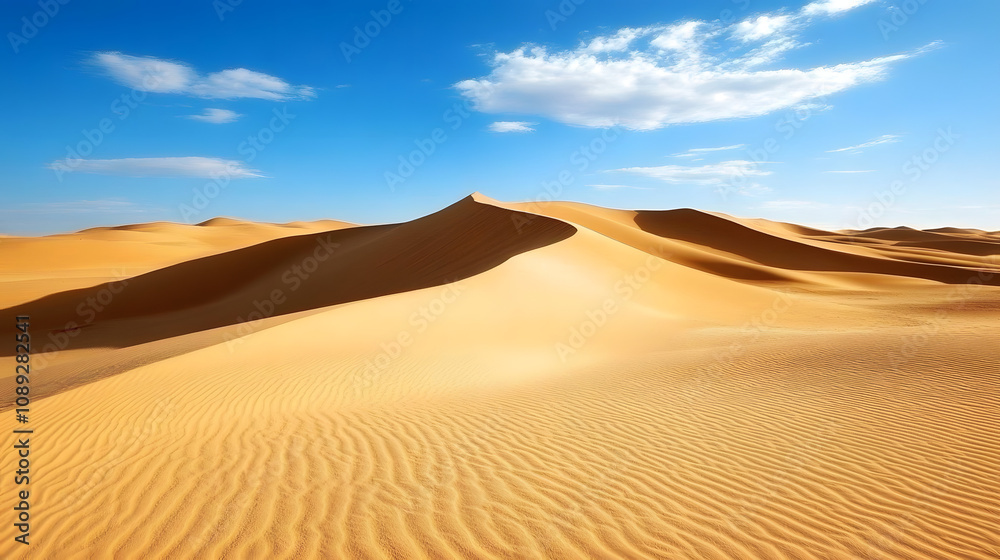 Stunning Ultra High Definition Wallpaper of Sweeping Sand Dunes Under a Bright Blue Sky with Dramatic Shadows and Textures Stunning Ultra High Definition Wallpaper of Sweeping Sand Dunes Under a Bright Blue Sky with Dramatic Shadows and Textures