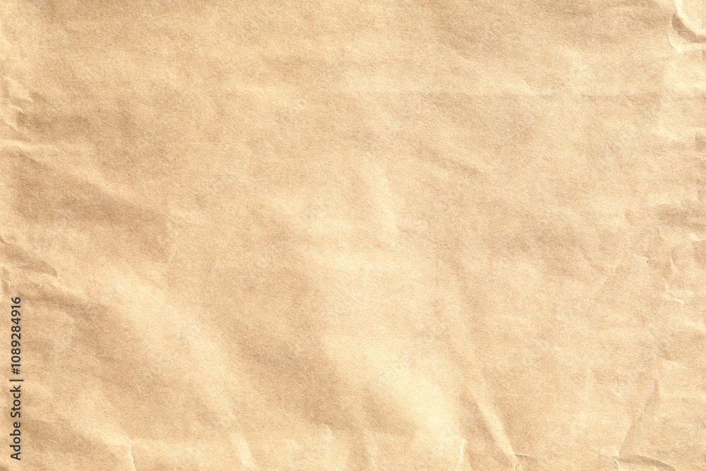 Old crumpled brown paper texture Old crumpled brown paper texture