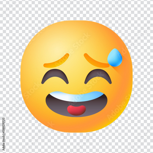 Embarrassed vector design in EPS 10 format. This expressive illustration portrays the feeling of embarrassment, often shown with blushing cheeks, awkward expressions, or shy body language. Ideal for u