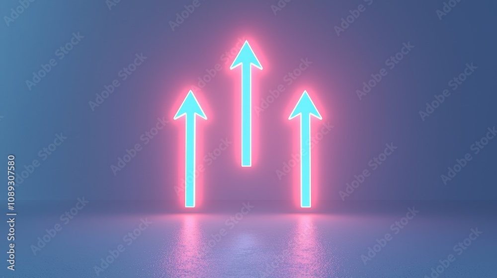 Dynamic growth indicators digital space graphic design modern aesthetics abstract view conceptual visualization