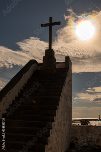Der Weg zu Gott ist eine steile Treppe