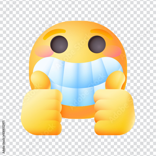 Smile vector design in EPS 10 format. This cheerful and simple illustration features a happy face or smiling expression, perfect for use in positive messaging, emoticons, mental health content, childr