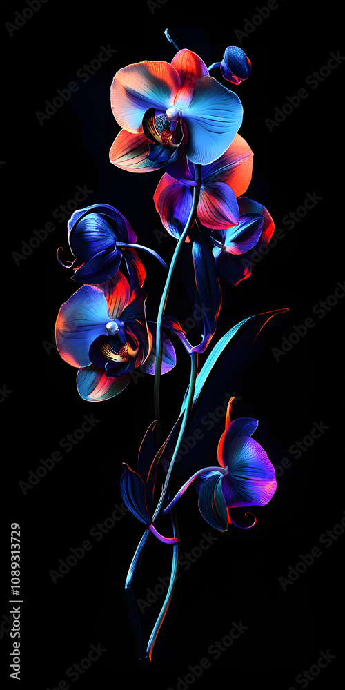 Obraz premium Orquídeas em várias cores