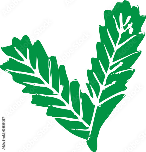 Christmas flat illustration decoration, Christmas icon