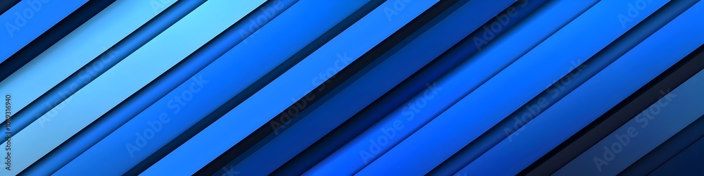 Fototapeta premium Abstract Blue Dynamic Stripes Background