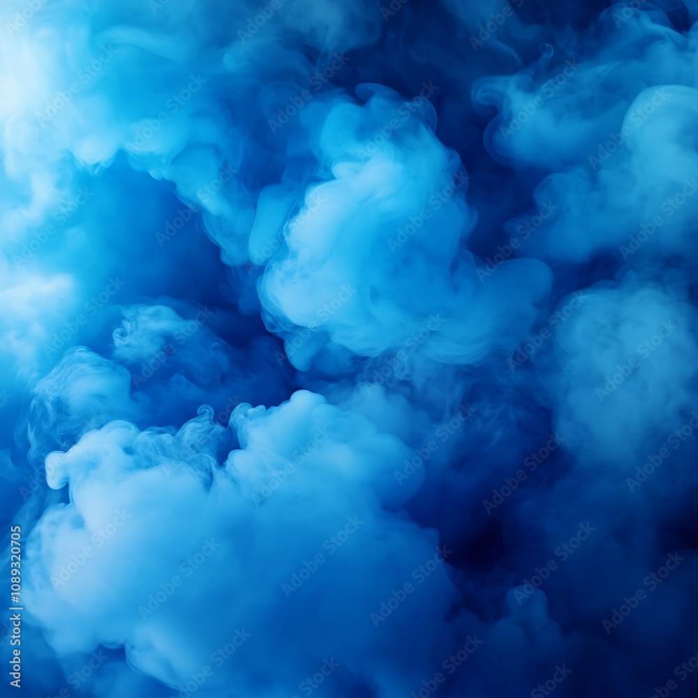Abstract Background with Shades Blue Smoke a? Abstract Background with Shades Blue Smoke a?