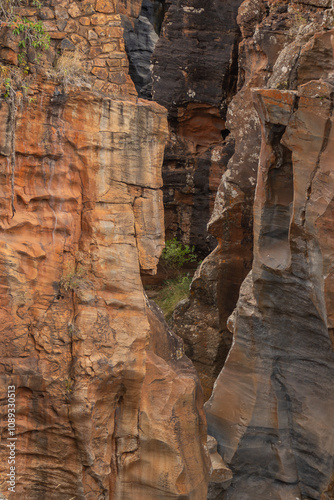 route panoramique, Mpumalanga, Afrique du Sud, Belle nature, attraction de voyage, paysage africain