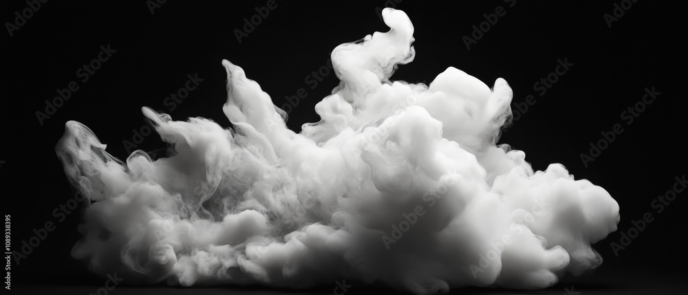 abstract smoke cloud on a dark background abstract smoke cloud on a dark background