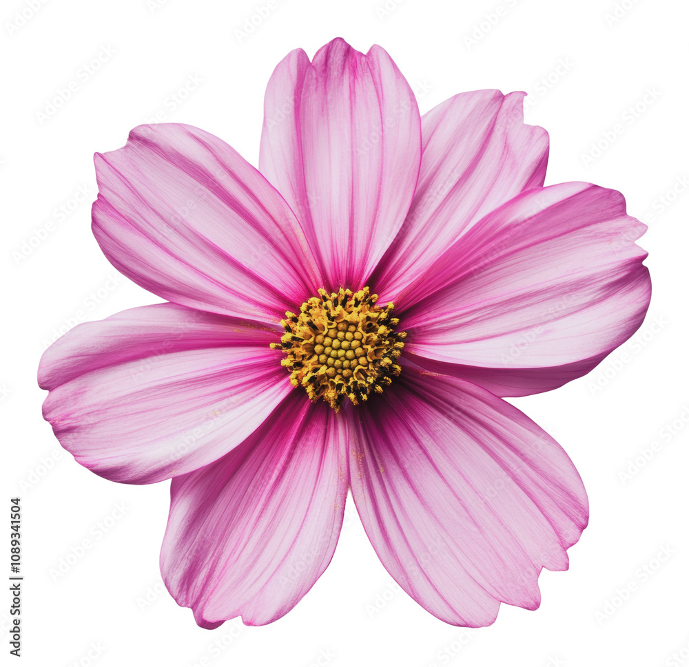 PNG Intricate pink flower on display PNG Intricate pink flower on display