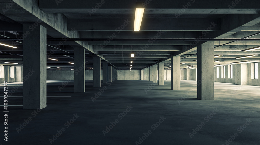 empty garage advertising