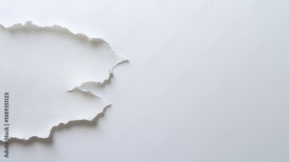 torn paper texture on a clean background torn paper texture on a clean background
