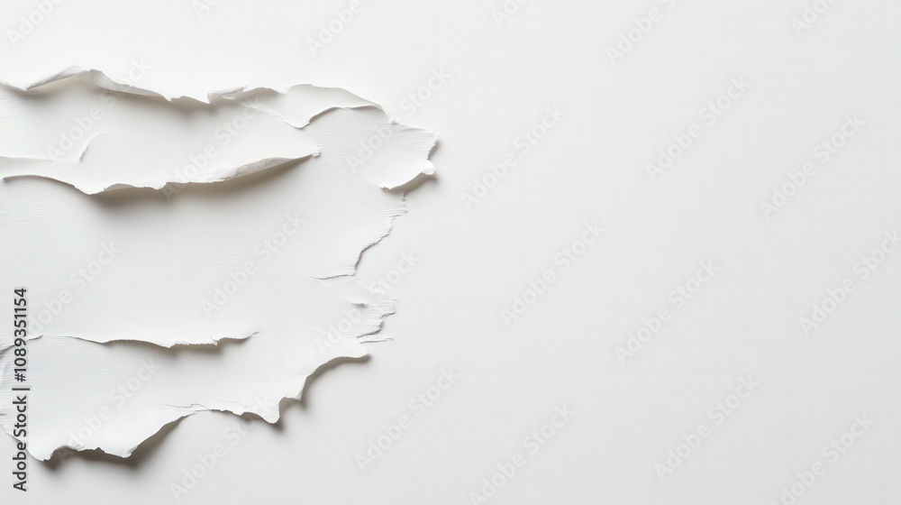 torn paper texture on a clean background for creative design torn paper texture on a clean background for creative design